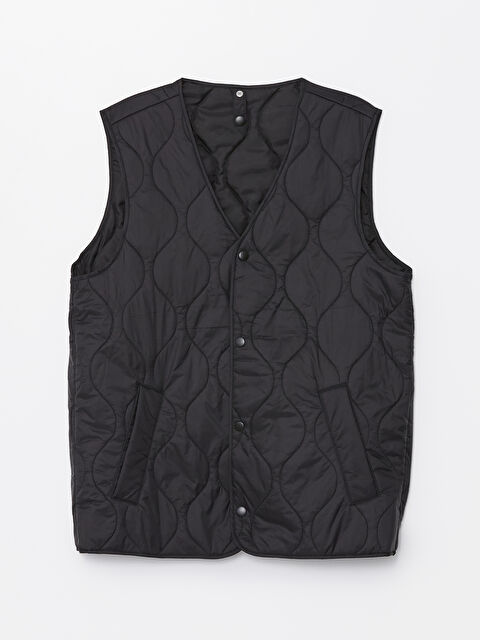 SOUTHBLUE Standart Kalıp V Yaka Erkek Şişme Yelek - W45826Z8-CVL