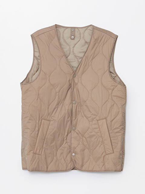 SOUTHBLUE Standart Kalıp V Yaka Erkek Şişme Yelek - W45826Z8-RW0