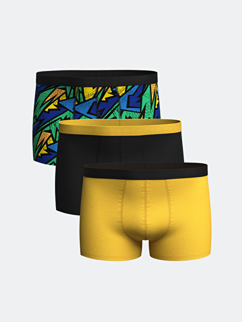 LC WAIKIKI Standart Kalıp Pamuklu Esnek Erkek Boxer 3'lü - W45842Z8-LQJ