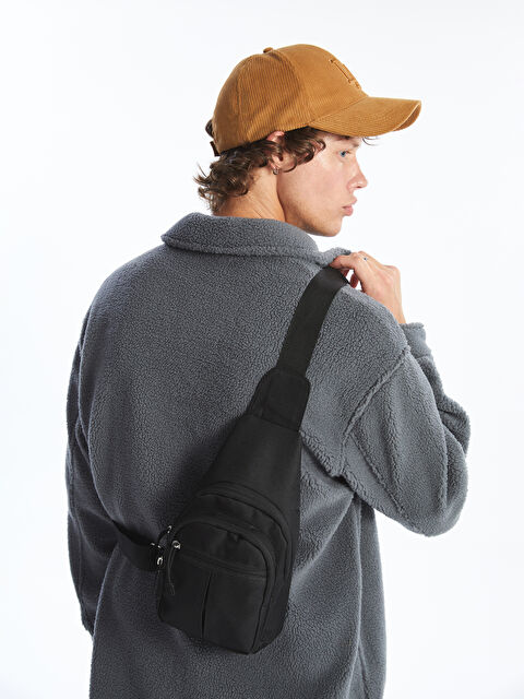 LCW ACCESSORIES Fermuarlı Erkek Göğüs Çantası - W45932Z8-CVL