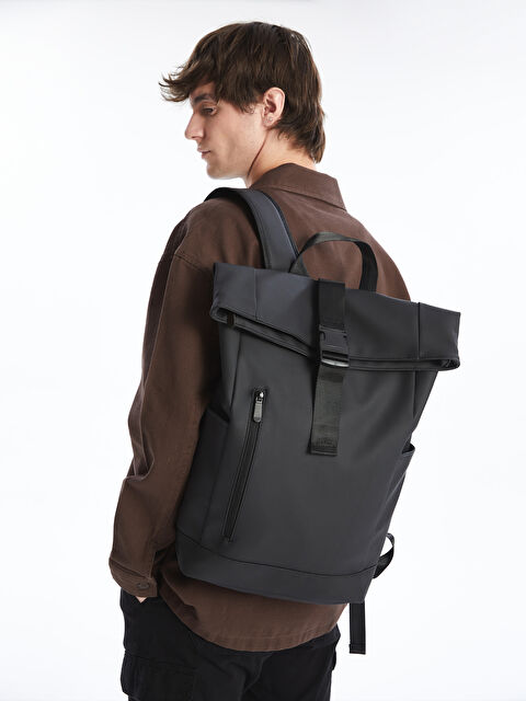 LCW ACCESSORIES Deri Görünümlü Erkek Sırt Çantası - W45957Z8-HUC