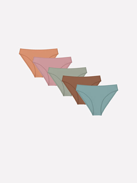 LCW DREAM Düz Bikini Külot 5'li - W46161Z8-FGV