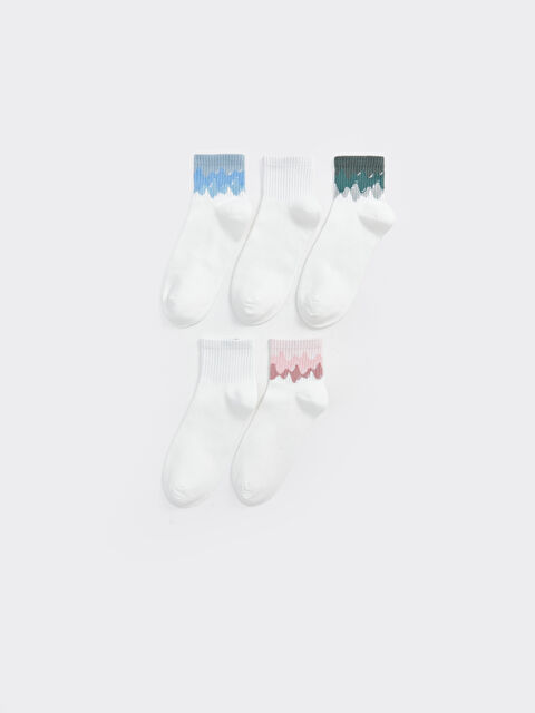 LCW DREAM Desenli Kadın Soket Çorap 5'li - W46219Z8-FDU