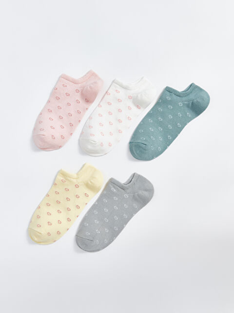 LCW DREAM Desenli Kadın Patik Çorap 5'li - W46245Z8-G4V