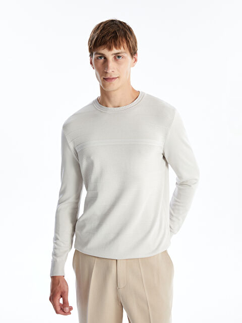 SOUTHBLUE Bisiklet Yaka Erkek Triko Kazak - W46386Z8-VF5