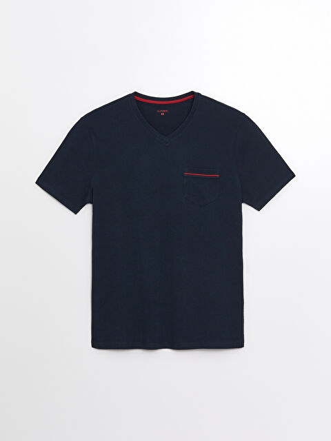 LC WAIKIKI V Yaka Erkek Pijama Üstü - W46401Z8-RFF