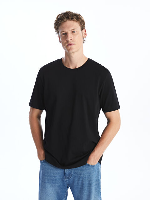 LCWAIKIKI Basic Crew Neck Short Sleeve Men's T-Shirt - W46403Z8-CVL