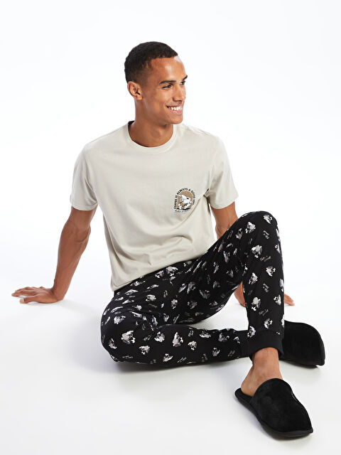 LC WAIKIKI Standart Kalıp Erkek Pijama Takımı - W46486Z8-LQJ