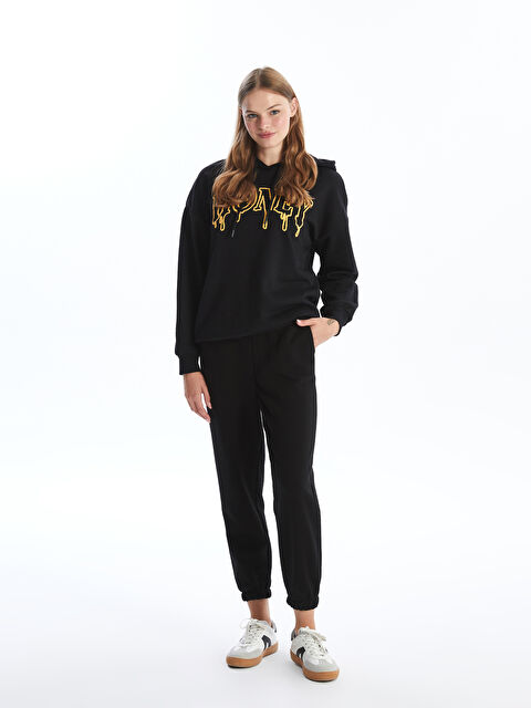 XSIDE Kadın Beli Lastikli Düz Jogger Eşofman Altı - W46664Z8-CVL