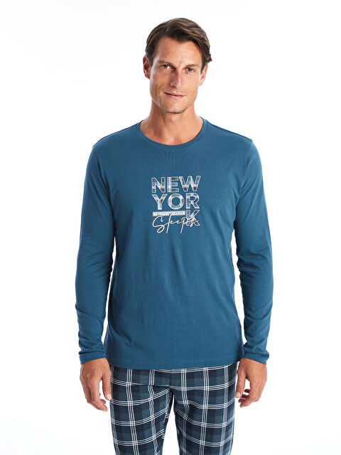 LC WAIKIKI Standart Kalıp Erkek Pijama Takımı - W46702Z8-LRW