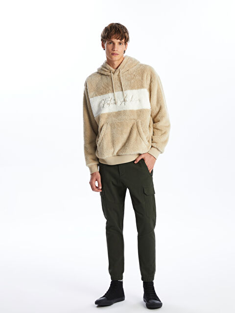 XSIDE Slim Fit Gabardin Erkek Kargo Pantolon - W46739Z8-QEG