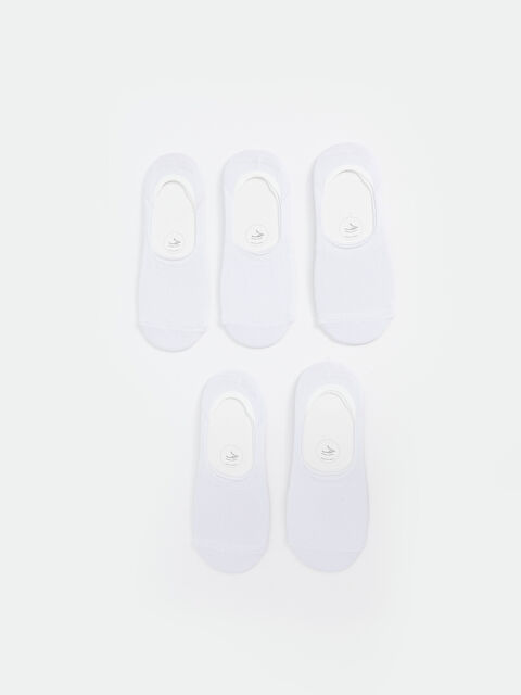 LCW DREAM Women's Plain Invisible Socks 5 Pack - W46996Z8-FDU