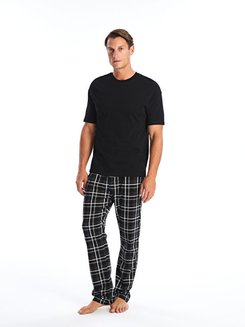 LC WAIKIKI Standart Kalıp Ekose Erkek Pijama Alt - W47025Z8-LQJ