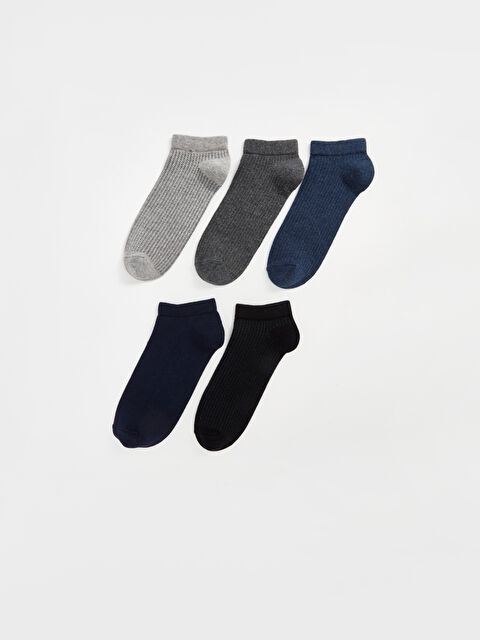 LCW ACCESSORIES Desenli Erkek Patik Çorap 5'li - W47305Z8-K00