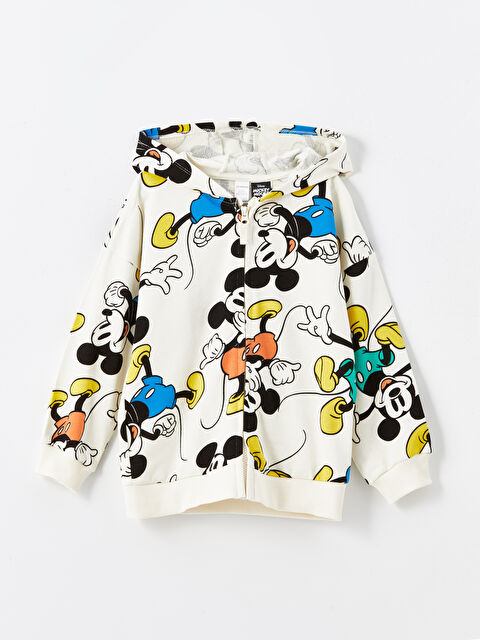 LCW Kids Kapüşonlu Erkek Çocuk Fermuarlı Sweatshirt - W47337Z1-LRA