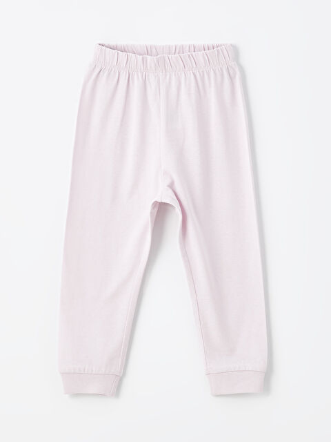 LCW baby Beli Lastikli Kız Bebek Pijama Alt - W47427Z1-YG3