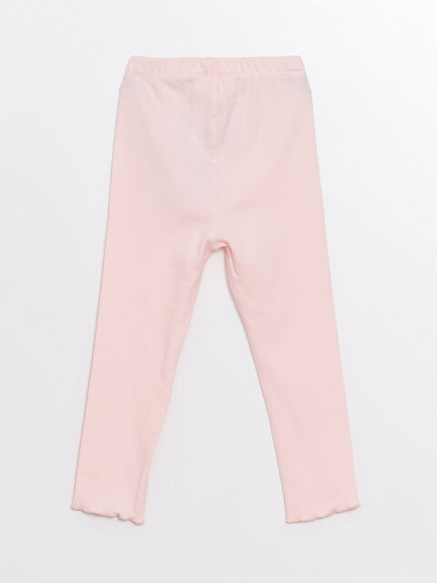 LCW baby Beli Lastikli Kız Bebek Pijama Alt - W47445Z1-JM1