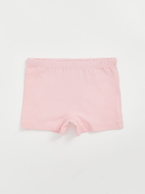 LCW baby Beli Lastikli Kız Bebek Boxer - W47464Z1-P3S