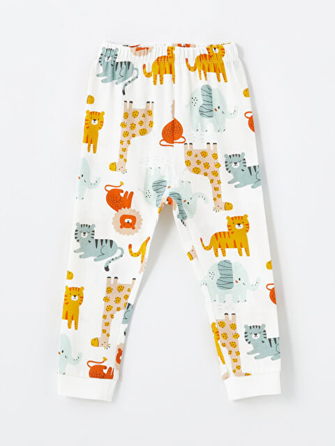 LCW baby Beli Lastikli Kalın Erkek Bebek Jogger Eşofman Alt - W47548Z1-LRA