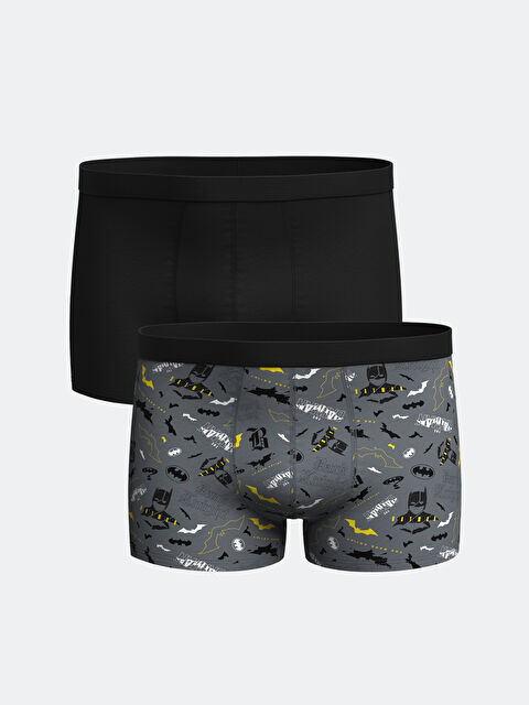 LC WAIKIKI Standart Kalıp Batman Baskılı Erkek Boxer 2'li - W47615Z8-LRW