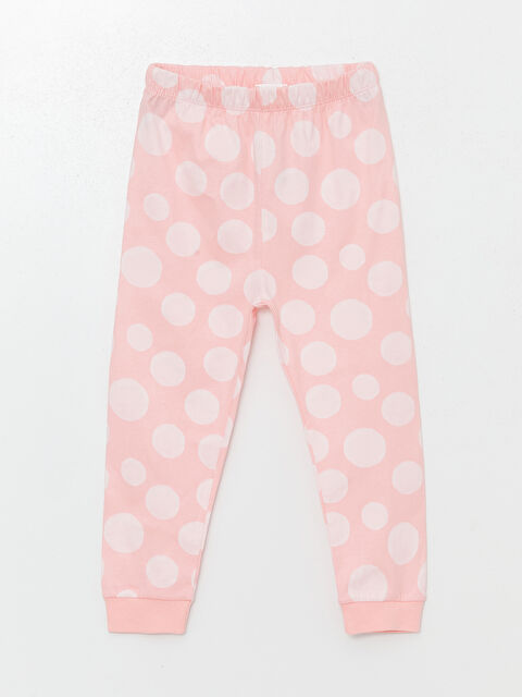 LCW baby Beli Lastikli Kız Bebek Jogger Eşofman Alt - W47790Z1-LT4