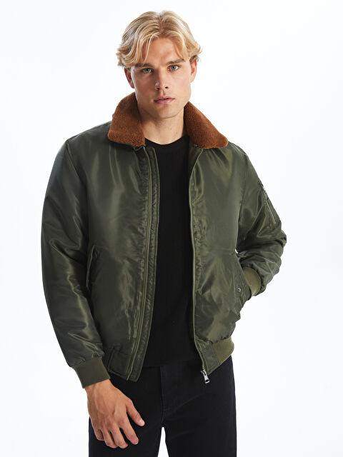 XSIDE Standart Kalıp Kürk Yaka Erkek Mont - W47821Z8-HCZ