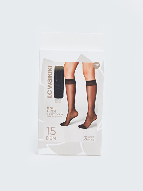 LCW DREAM 15 Denye Kadın Diz Altı Çorap - W48074Z8-CVL