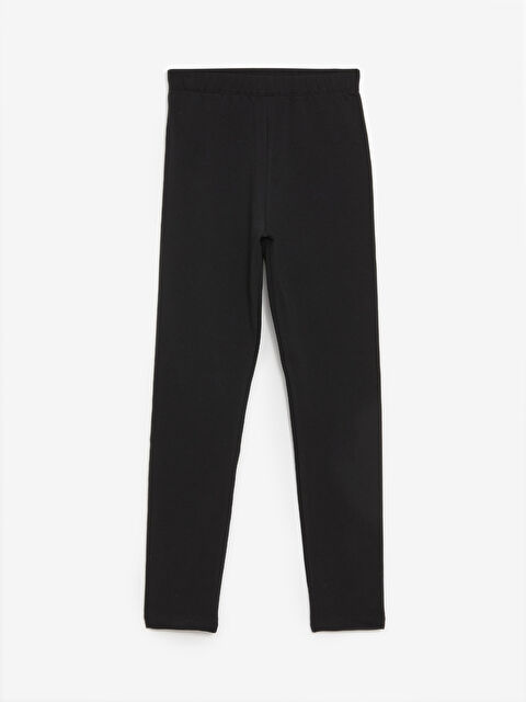 LCW Kids Girls' Leggings with Elasticated Waist - W48088Z4-CVL