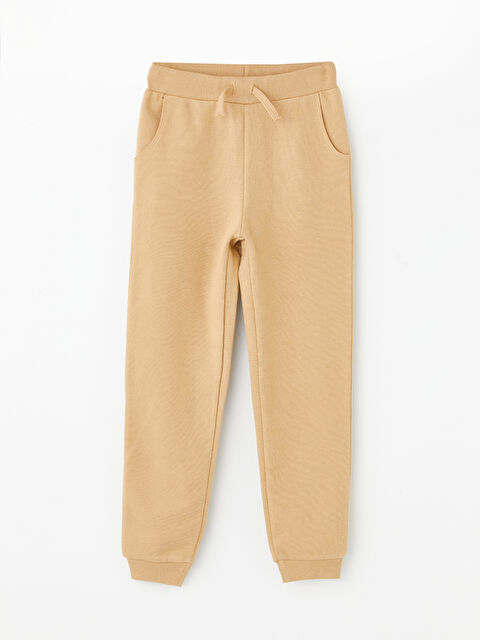 LCW Kids Girls' Thick Jogger Sweatpants with Elastic Waist - W48089Z4-YJC