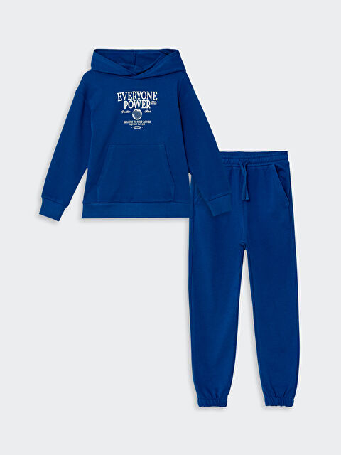 LCW Kids Kapüşonlu Erkek Çocuk Eşofman Takım - W48233Z4-HEU