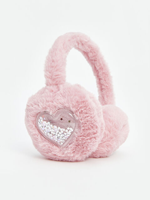 LCW ACCESSORIES Kalp Desenli Pelüş Kız Çocuk Kulaklık - W48290Z4-JH3