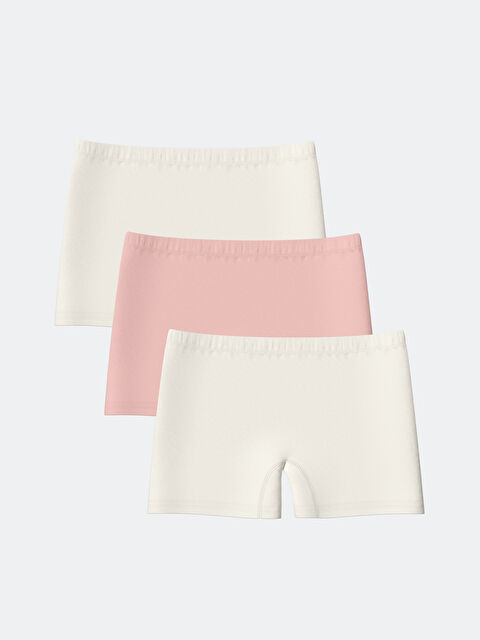 LCW Kids Printed Girls' Boxer 3-packs - W48487Z4-LRA
