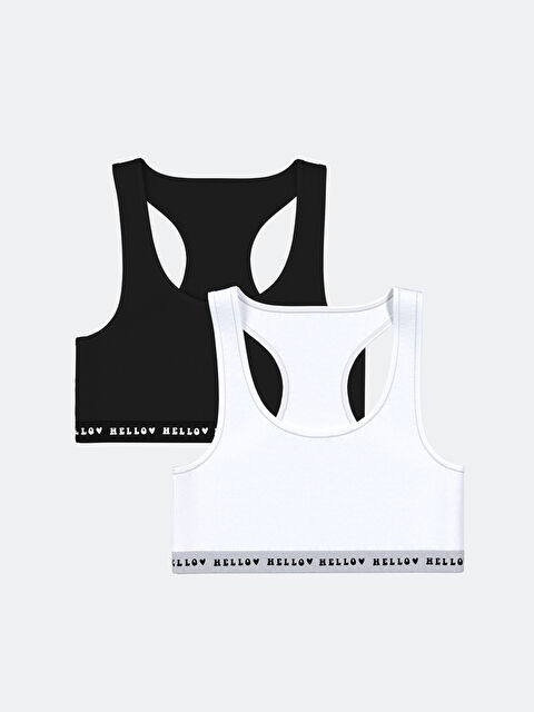 LCW Kids Baskılı Kız Çocuk Büstiyer 2'li - W48491Z4-CVL