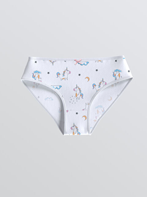 LCW Kids Baskılı Kız Çocuk Külot - W48538Z4-LU8