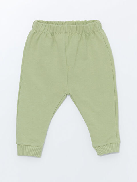 LCW baby Beli Lastikli Kız Bebek Jogger Eşofman Altı - W48713Z1-FJY