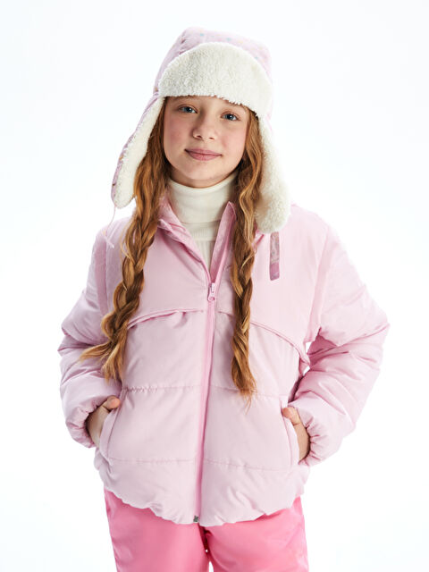 LCW Kids Kapüşonlu Kız Çocuk Mont - W49201Z4-G5W