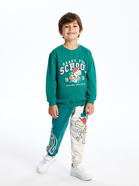 LCW Kids Beli Lastikli Kalın Erkek Bebek Jogger Eşofman Alt - W49515Z1-H0B