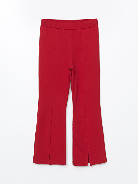 LCW Kids Beli Lastikli İspanyol Paça Kız Çocuk Tayt - W49595Z4-HJR