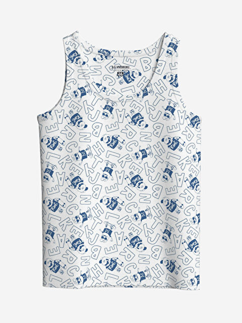 LCW Kids Bisiklet Yaka Erkek Çocuk Atlet - W49676Z4-LU7