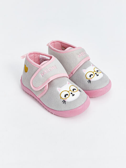 LCW STEPS Printed Girls' Slipper Boots - W49757Z4-LAP