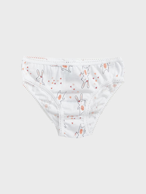 LCW baby Beli Lastikli Baskılı Kız Bebek Külot - W49797Z1-LRA