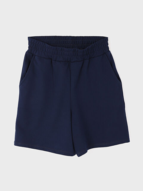 LCW Vision Women's Elasticated Waist Plain Shorts - W49887Z8-VL7