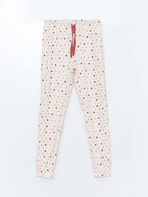 LCW DREAM Beli Lastikli Baskılı Kadın Jogger Pijama Altı - W49907Z8-LT6