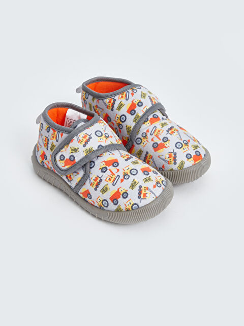 LCW STEPS Printed Boys' Slipper Boots - W49923Z4-VD7