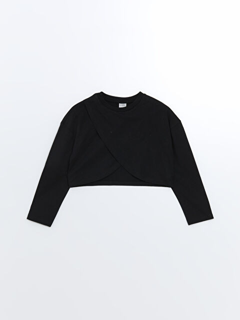 LCW Kids Bisiklet Yaka Kız Çocuk Tişört - W4AA30Z4-CVL