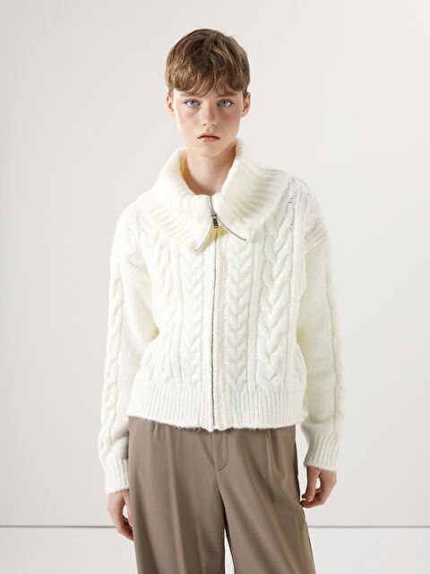 VWRUSTIC KNIT CARDIGAN セットアップ Pop Trading Company Knitted Cardigan (Multi) POPAW24-06-003