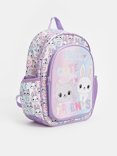 LCW ACCESSORIES Baskılı Kız Çocuk Okul Çantası - W4AA56Z4-LSC