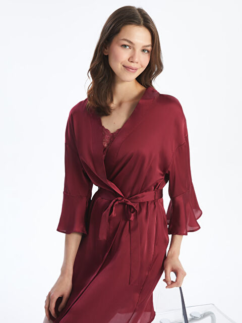 LCW DREAM Şal Yaka Saten Kadın Sabahlık - W4AF61Z8-HFM