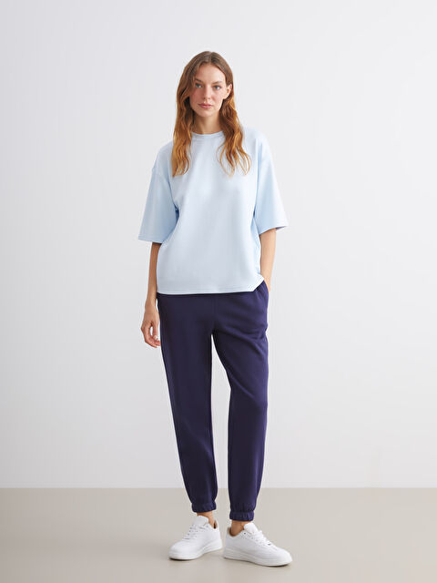 LCW Vision Beli Lastikli Kadın Kalın Jogger Eşofman Altı - W4AJ30Z8-HFH