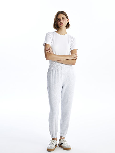 LCW Vision Beli Lastikli Kadın Kalın Jogger Eşofman Altı - W4AJ30Z8-LAL